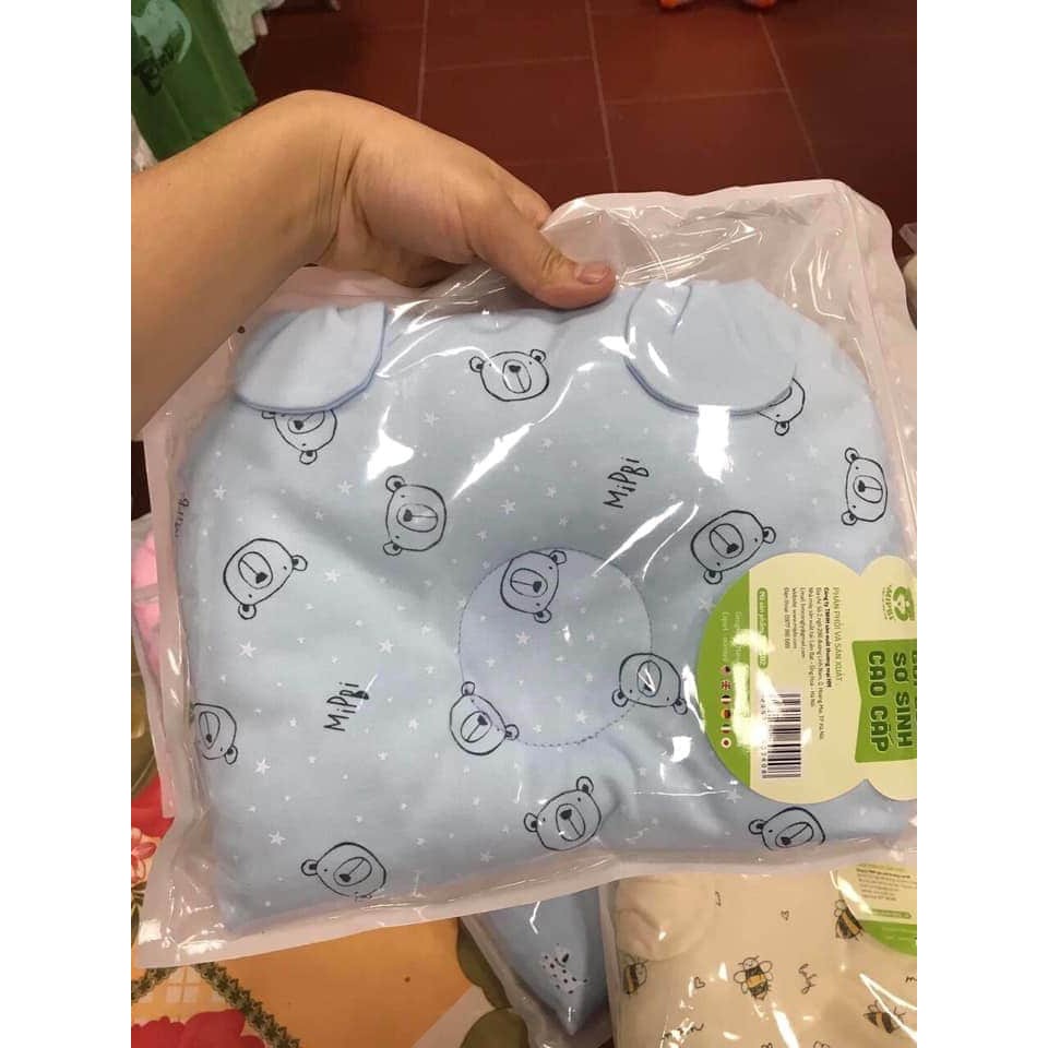 Gối lõm chống bẹp đầu Mipbi cho bé