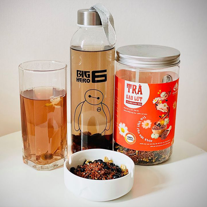 Trà gạo lứt đỗ đen giảm cân hiệu quả