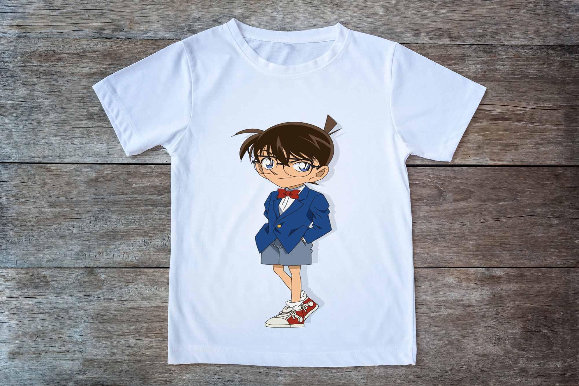 [HCM]Áo thun in hình Conan đứng nhìn
