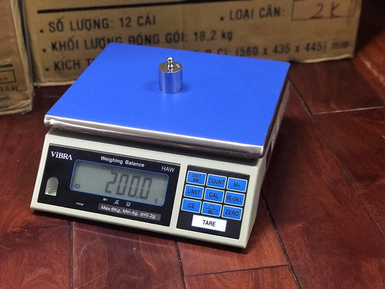 [HCM]CÂN ĐIỆN TỬ VIBRA HAW - 3KG