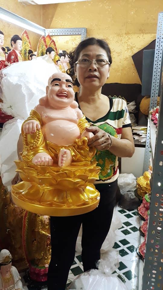 Tượng Phật Di Lặc nhũ vàng