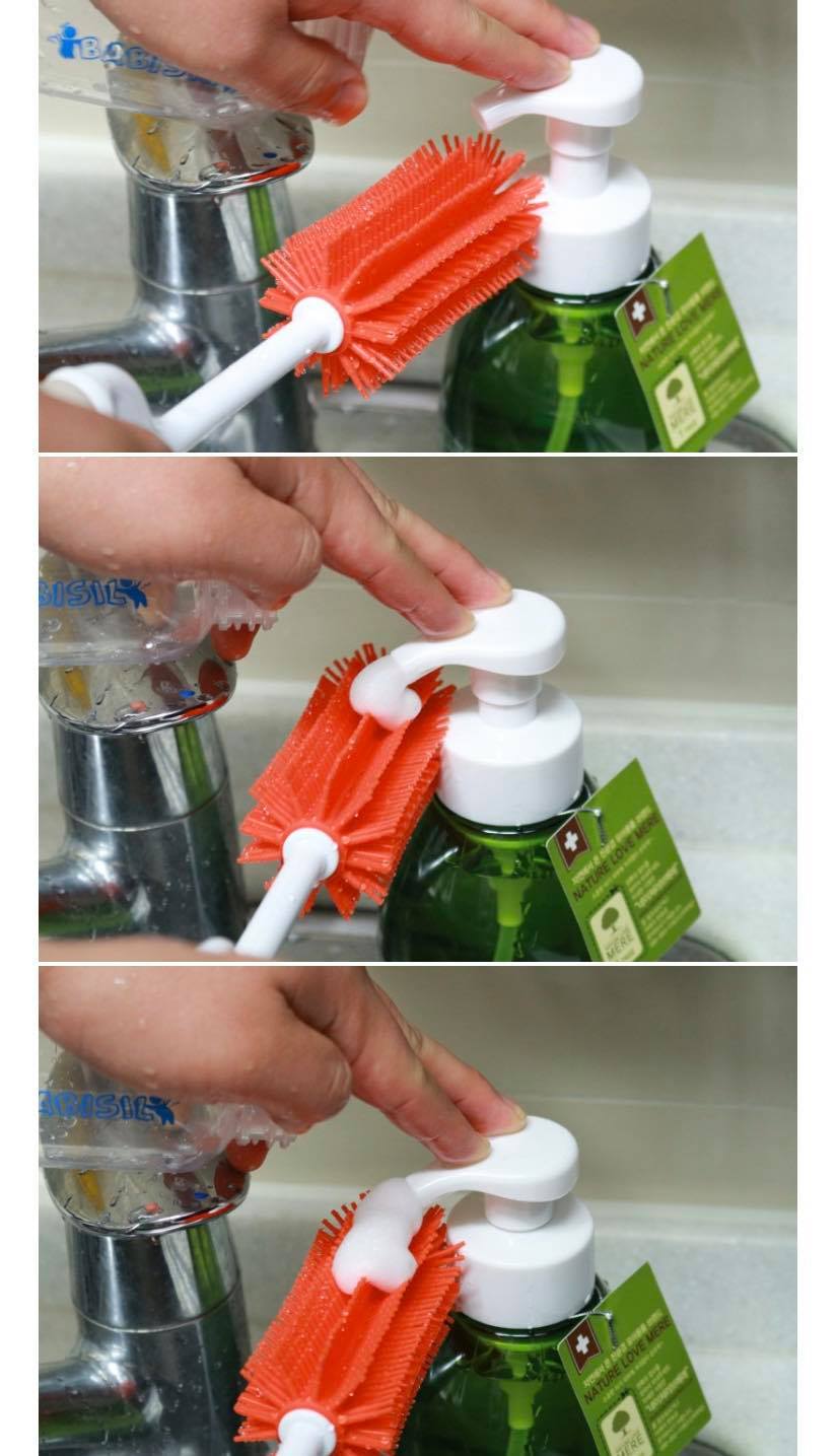Nước rửa bình sữa tạo bọt Nature Love Mere túi 500ml