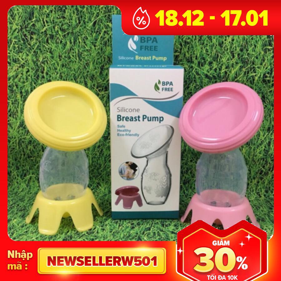 Phiễu Hứng Sữa Rảnh Tay Silicon