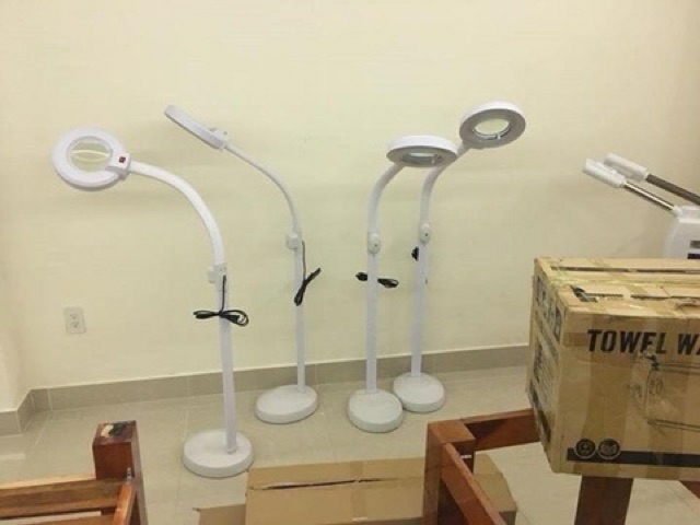 (Có BH) Đèn led dùng nối mi spa, nặn mụn (chân đặc)