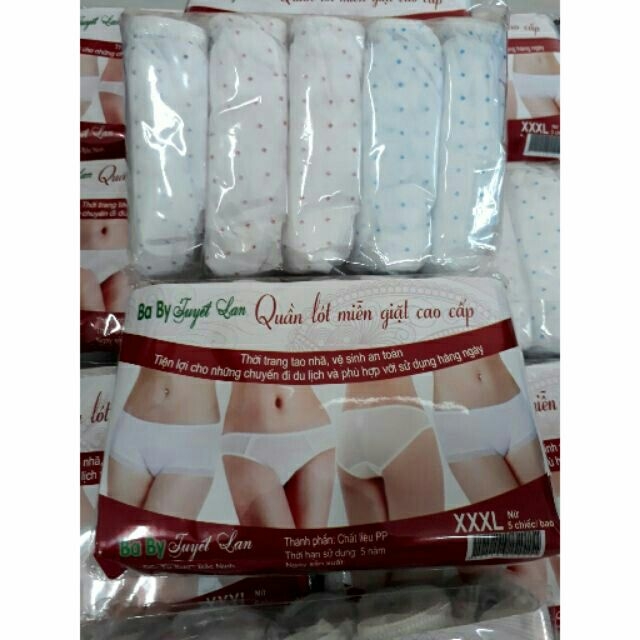 Quần lót giấy dùng 1 lần