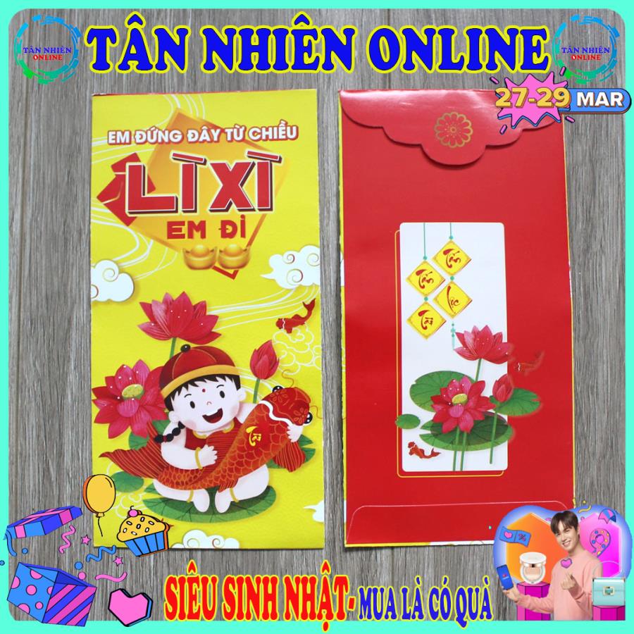 Combo 5 bao lì xì tết 2021 mẫu mới nhất để lì xì Tết cực cool và rẻ