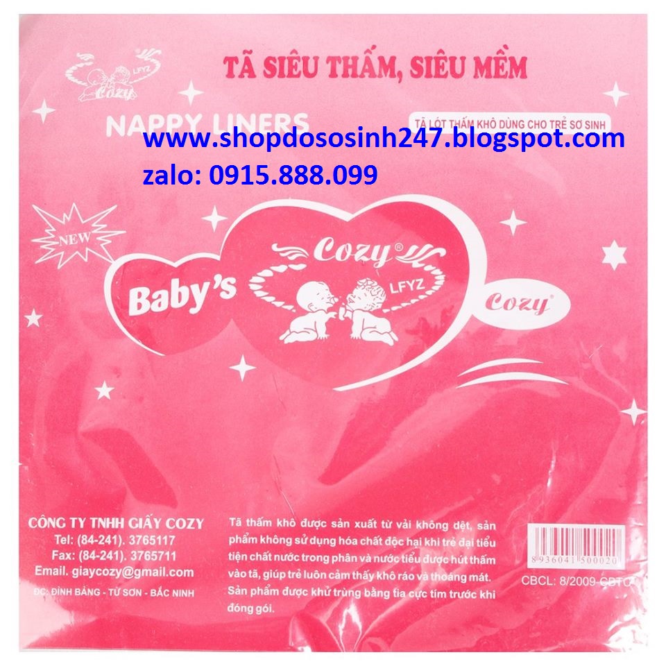 10 Gói lót phân su tặng 2 khăn yếm