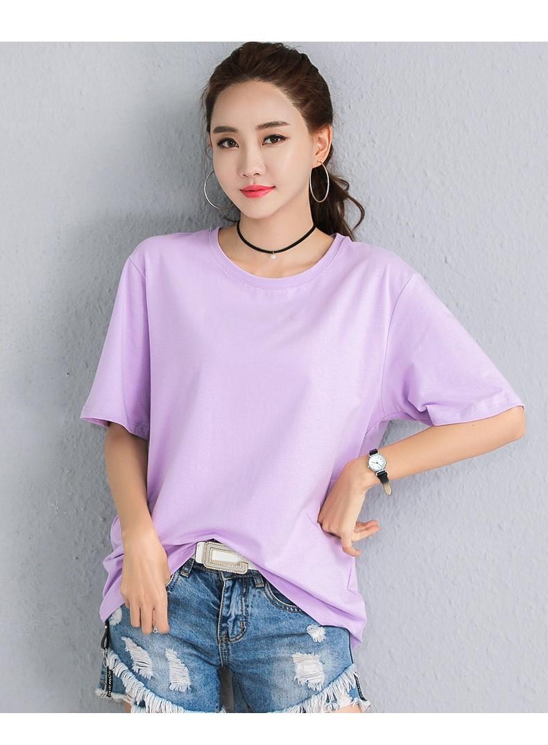 [HCM]ÁO THUN NỮ TRƠN THỜI TRANG NHIỀU MÀU
