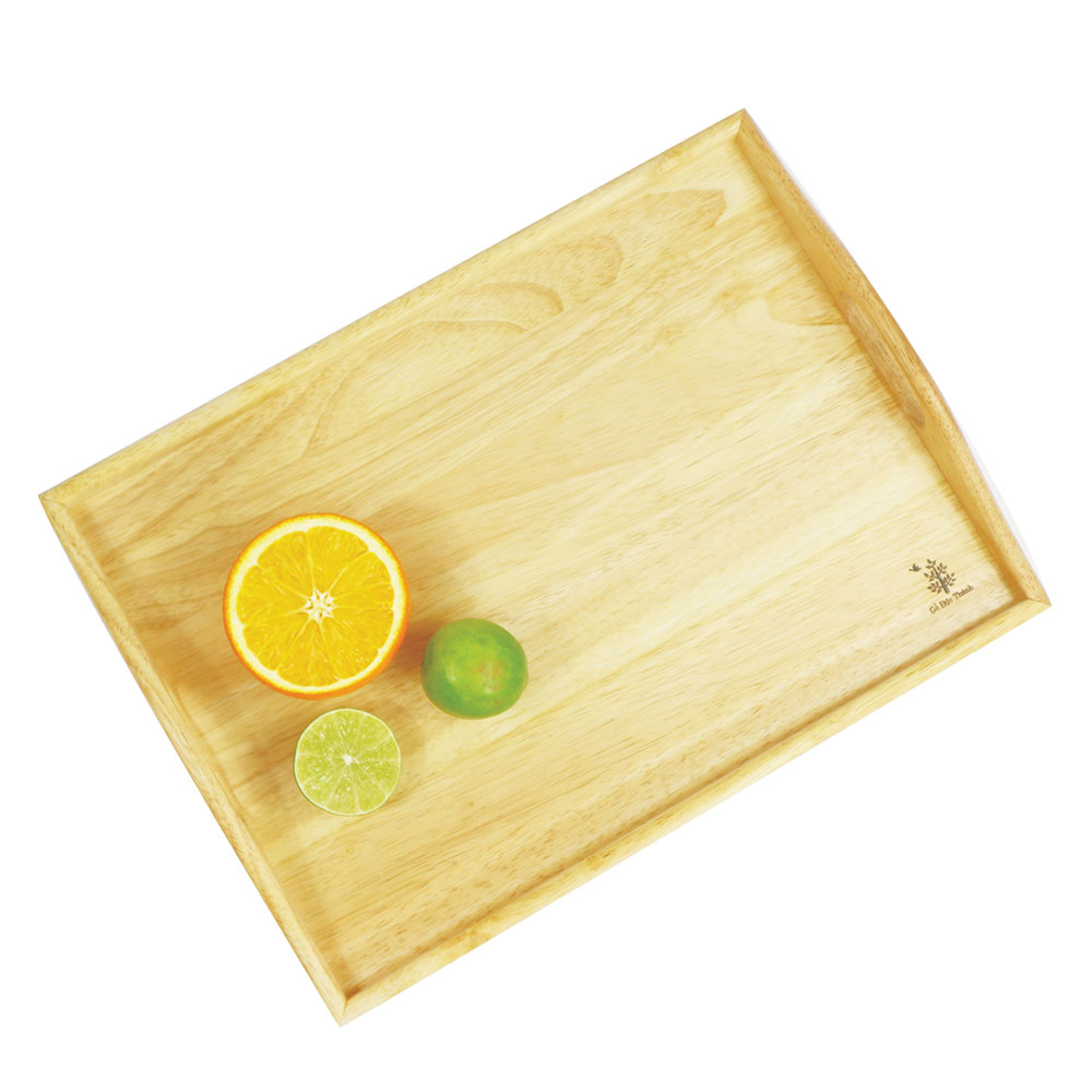 Khay gỗ tay cầm size lớn  Đức Thành 23701