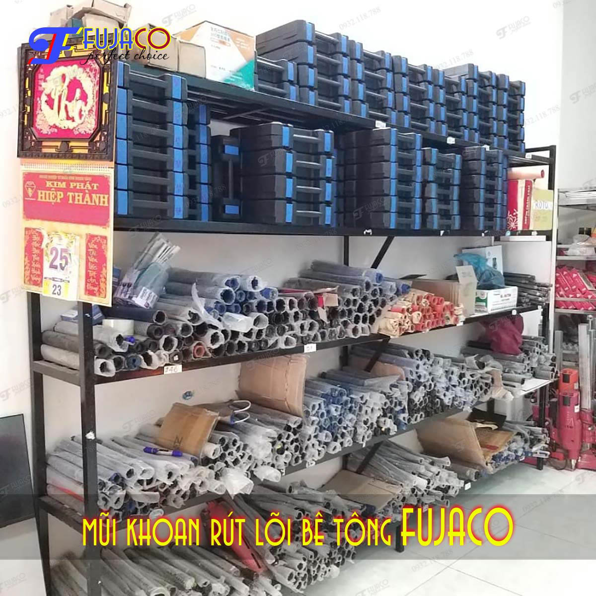 [HCM]Mũi khoan rút lõi bê tông phi 127 mm - FUJACO