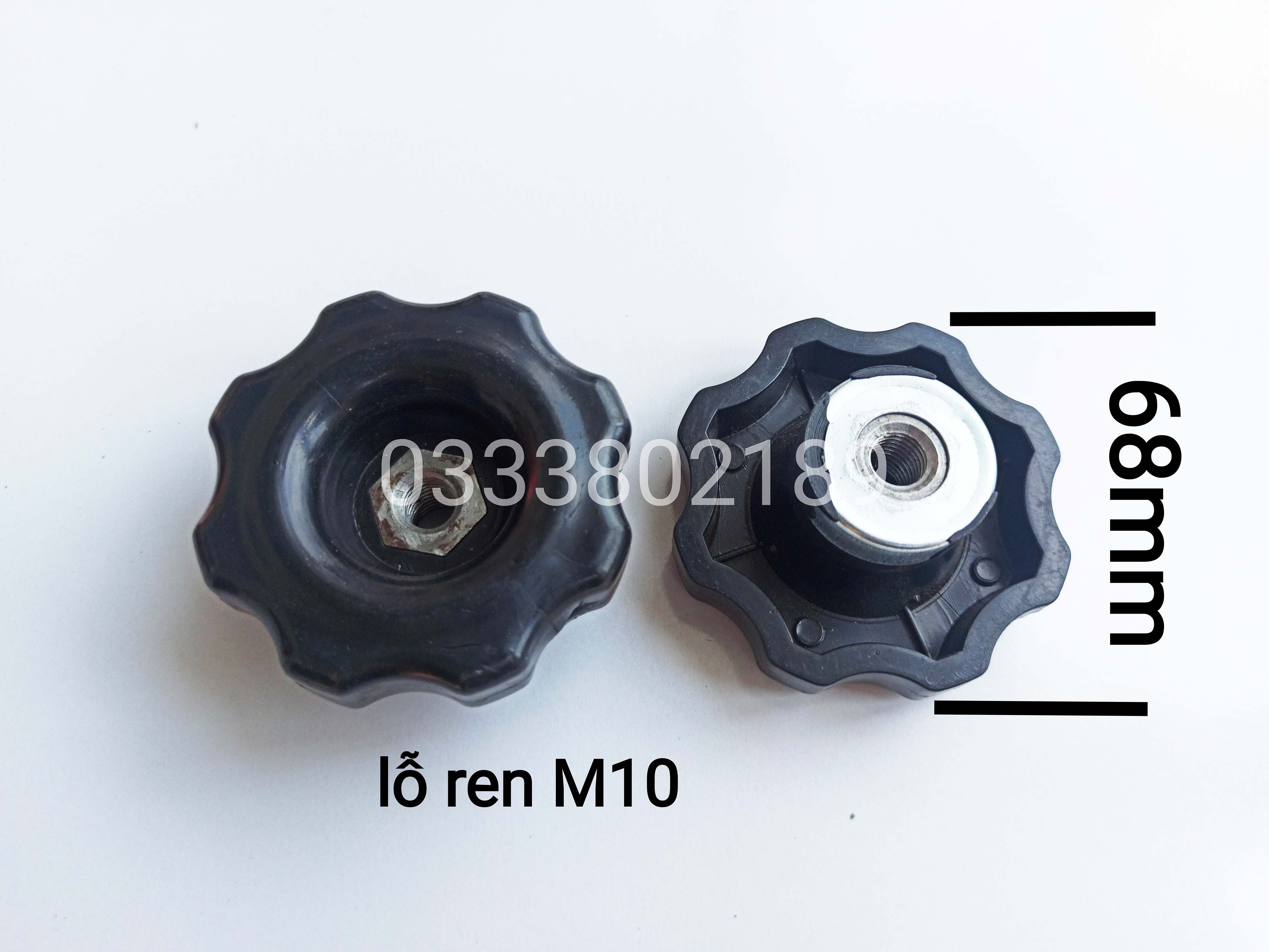 [HCM]Núm vặn nhựa lỗ ren M10, M12,M14,M16 (2 cái)