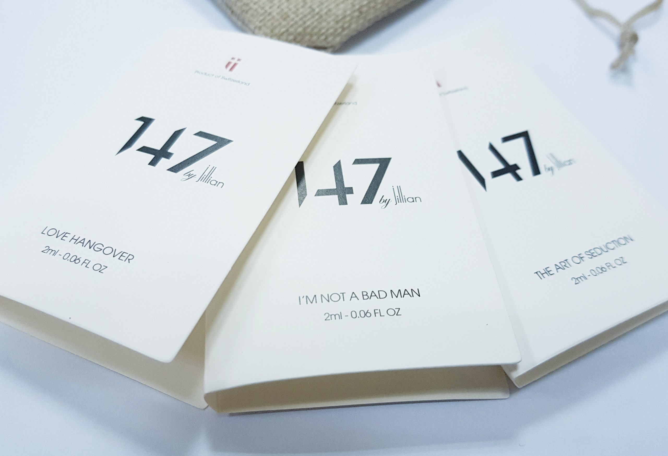 Mẫu thử nước hoa Nam - 147 by Jillian (Miniset 3 chai x 2ml)