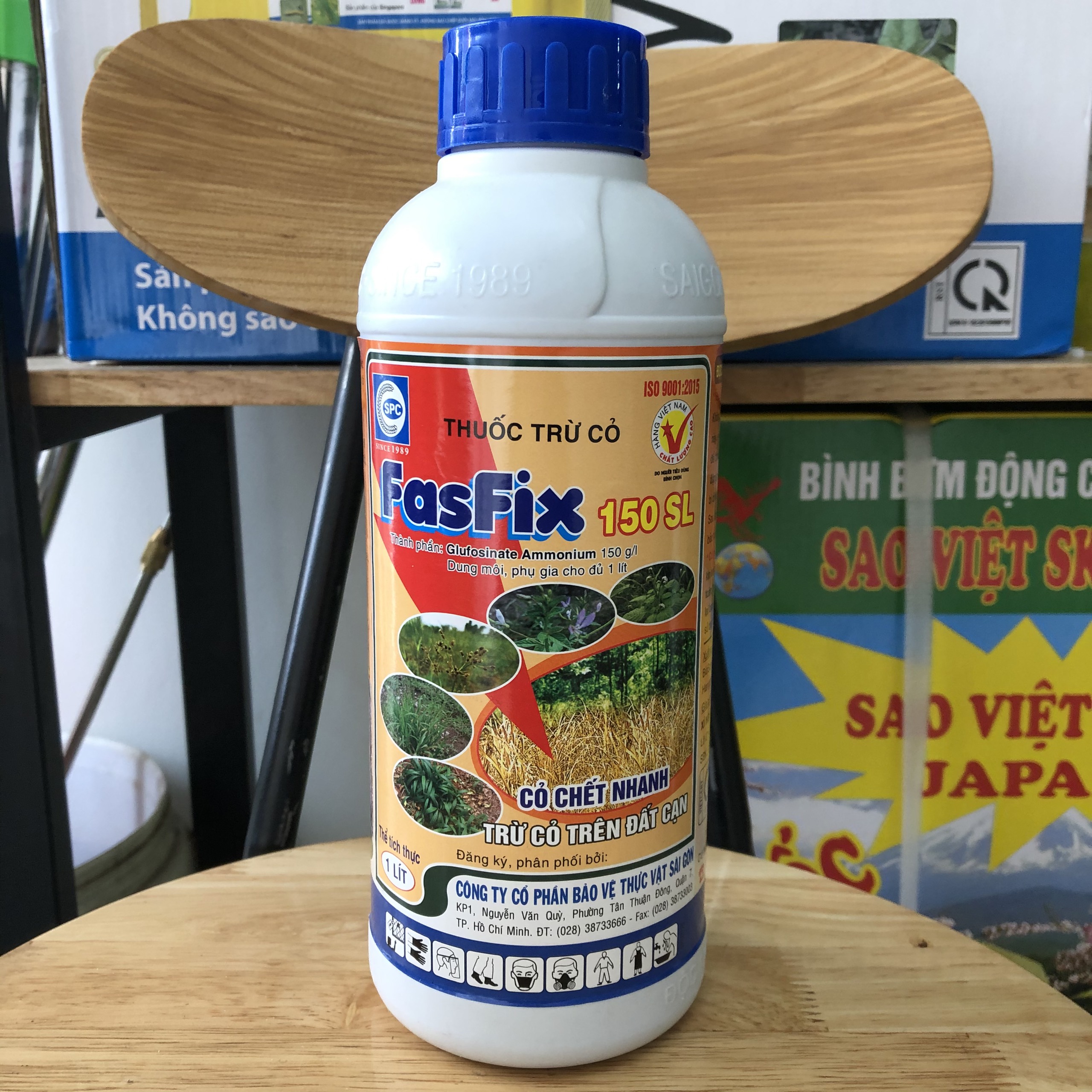 Thuốc trừ cỏ - FASFIX 150SL 1 Lít - Thuốc trừ các loại cỏ trên cạn, trừ cỏ không chọn lọc – Diệt cỏ tận gốc, nhanh chóng