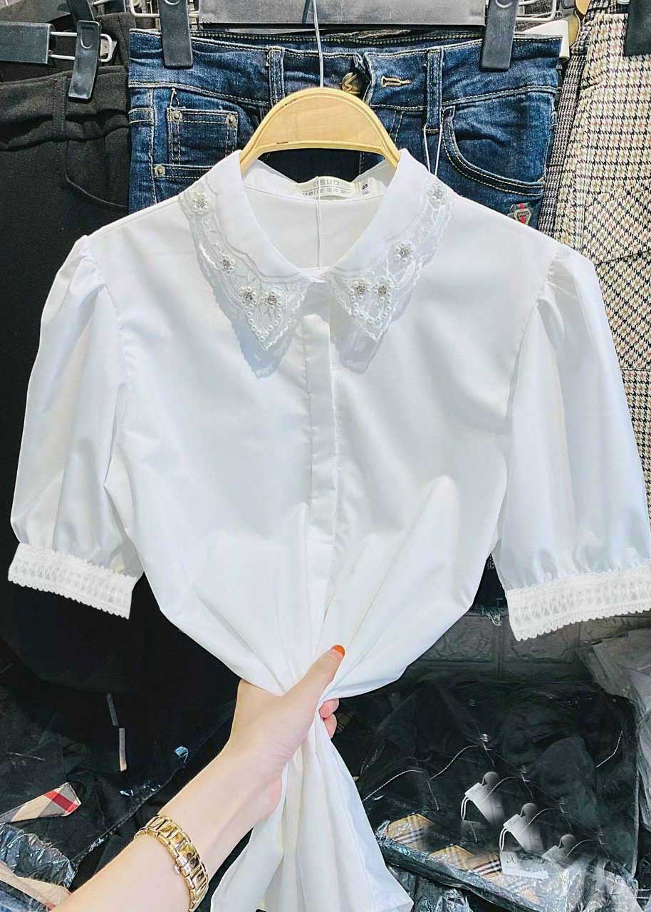 Áo sơ mi nữ hàn quốc cộc tay