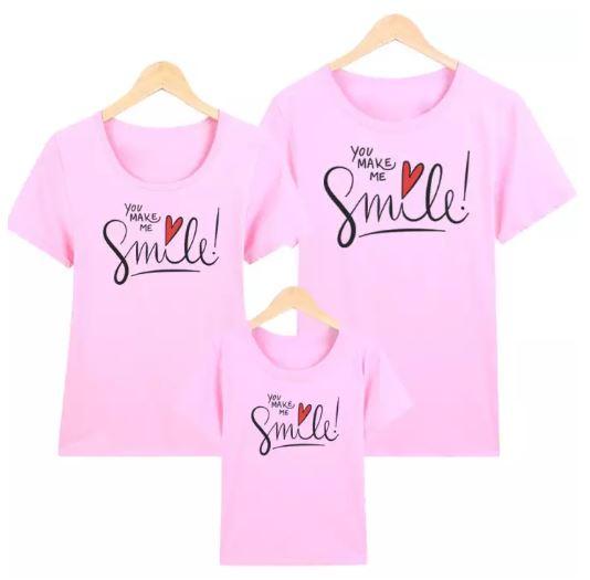 [HCM]Áo Thun Gia Đình in hình SMILE -Giá Trên là giá cho 1 chiếc áo