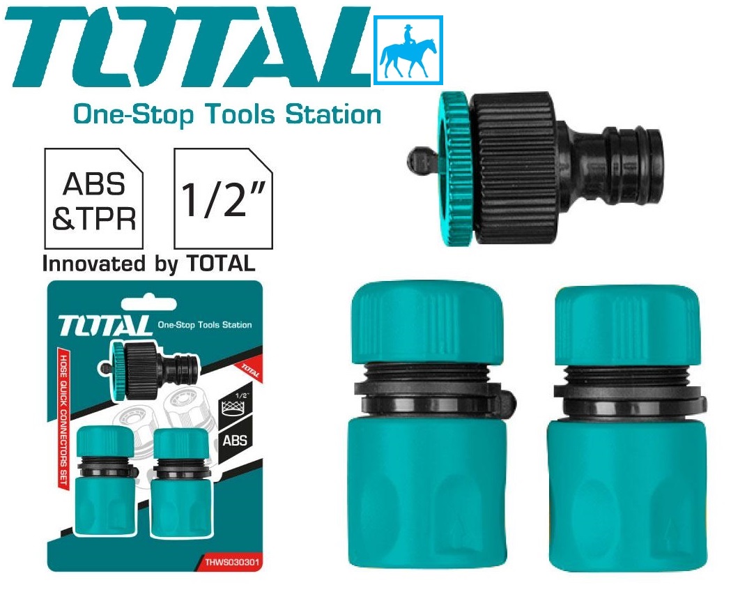 Bộ 3 Khớp Nối ống nước mềm máy xịt rửa TOTAL THWS030301
