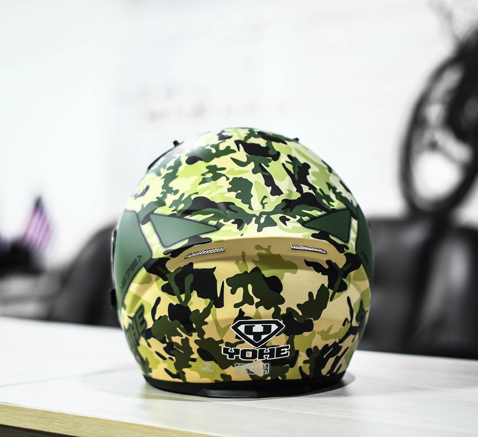 [CHÍNH HÃNG] MŨ BẢO HIỂM 3/4 2 KÍNH YOHE 878 CAMO