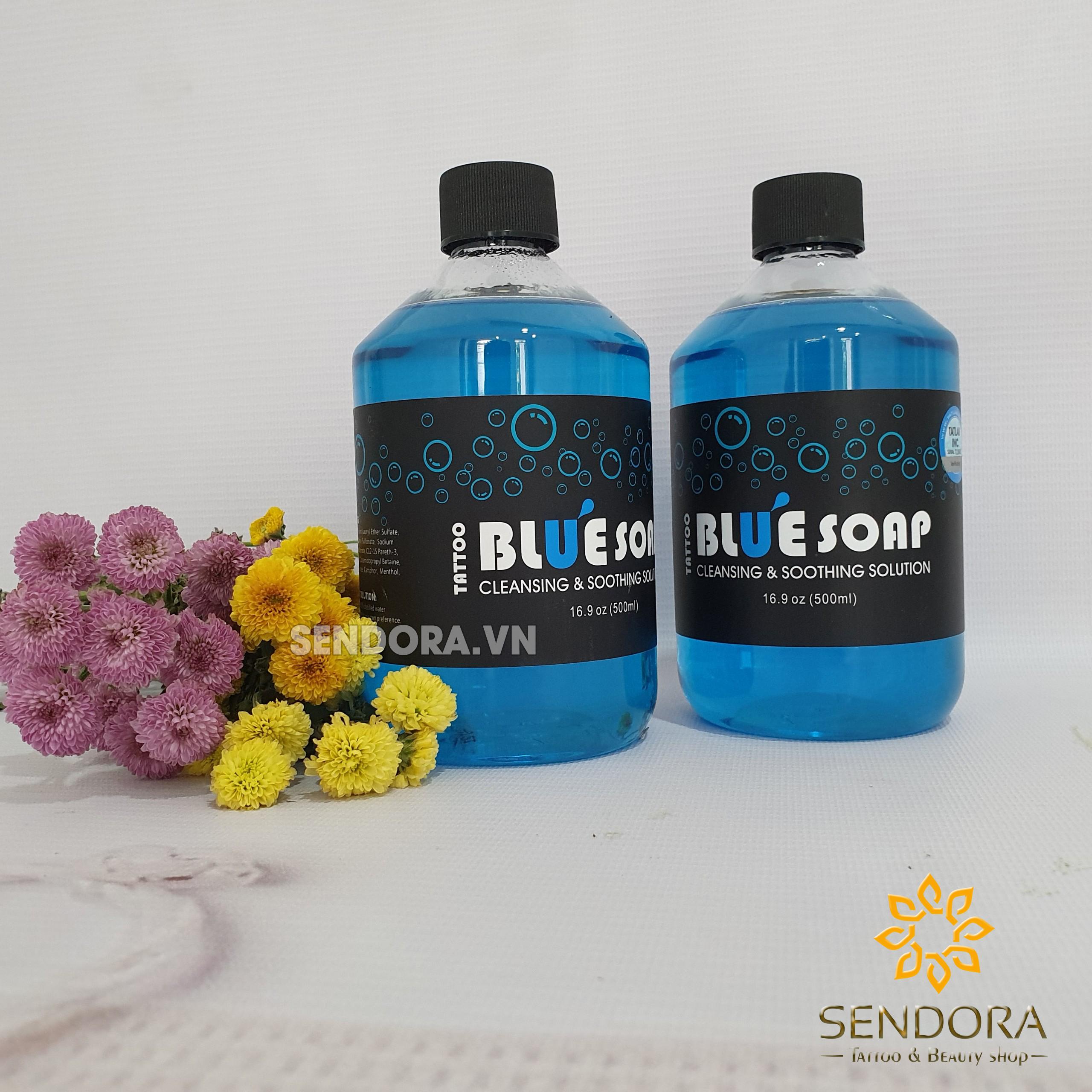Dung dịch vệ sinh hình xăm Blue Soap 500ml