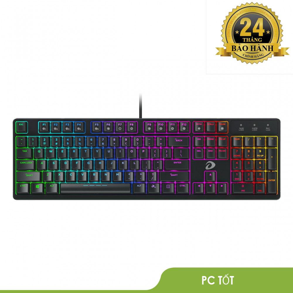 Bàn Phím Cơ Dareu Ek1280 Rgb Gaming Blue Switch | Top bán chạy Lazada Shopee Sendo Tiki 4 Bàn phím cơ Gaming DAREU EK1280 104KEY (RGB Blue/ Brown/ Red D switch)
