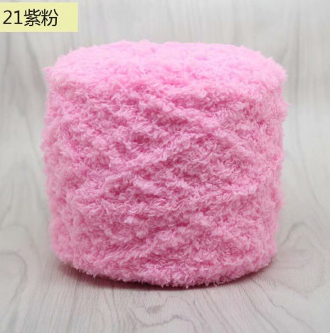 Len bông xù cuộn 100 gram đan túi DIY