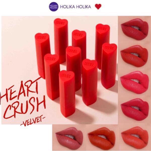 Son lì mềm mịn lâu trôi Holika Hàn Quốc