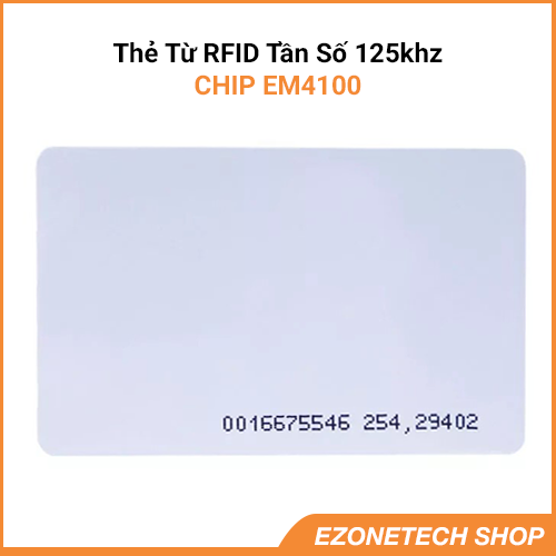 [HCM]Bộ 5 Thẻ Từ RFID Tần Số 125Khz Màu Trắng ( Proxy Tag)