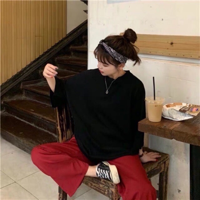 Áo Thun Nữ Form Rộng Giấu Quần