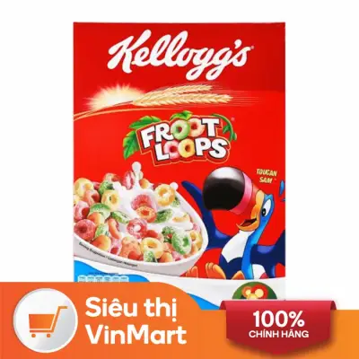 [Siêu thị VinMart] - Ngũ cốc dinh dưỡng Froot Loops Kelloggs hộp 160g