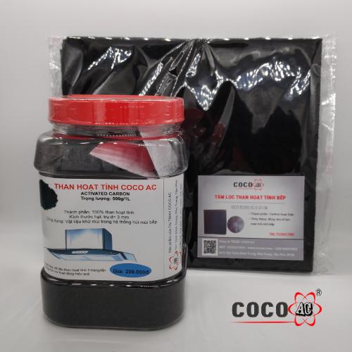 [HCM]Combo than hoạt tính máy hút mùi bếp COCO AC