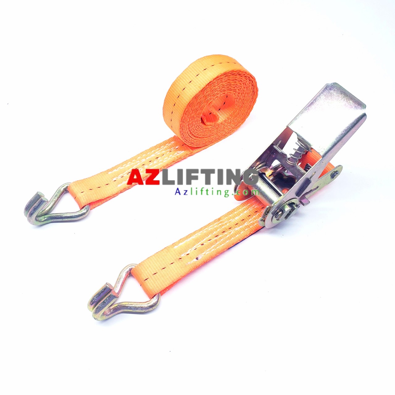 Ratchet tie down 25x5m J hook