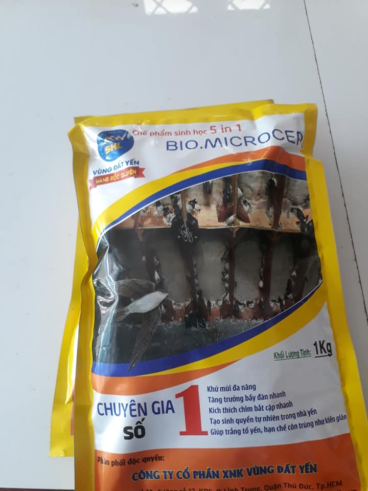 Chế phẩm sinh học 5 in 1 nhà yến Bio Microcer