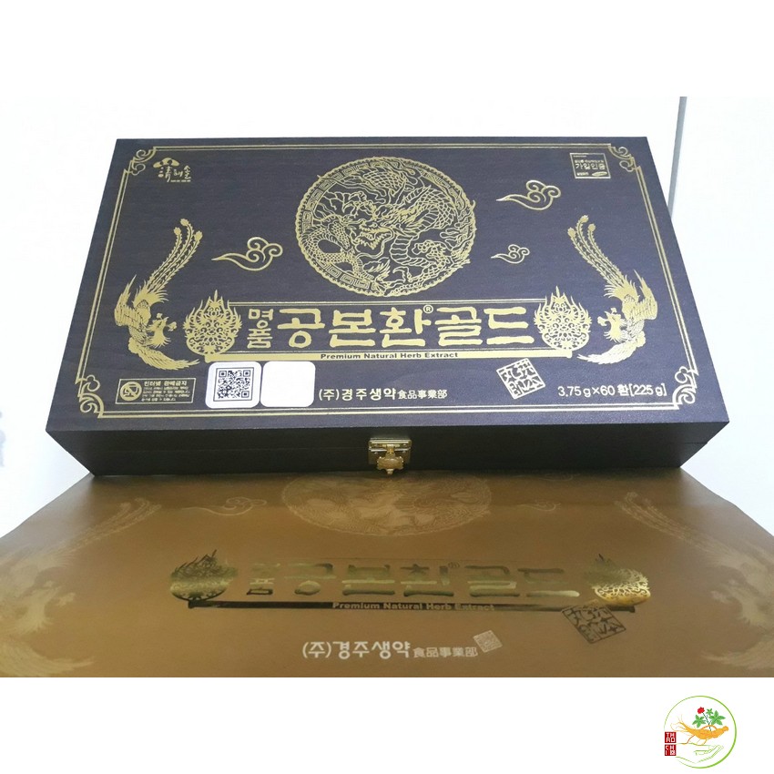 Đông Trùng Hạ Thảo Hộp Gỗ Đen 2 Tem Hàn Quốc Hộp Gỗ 60 Viên Nội Địa, Date Mới Nhất