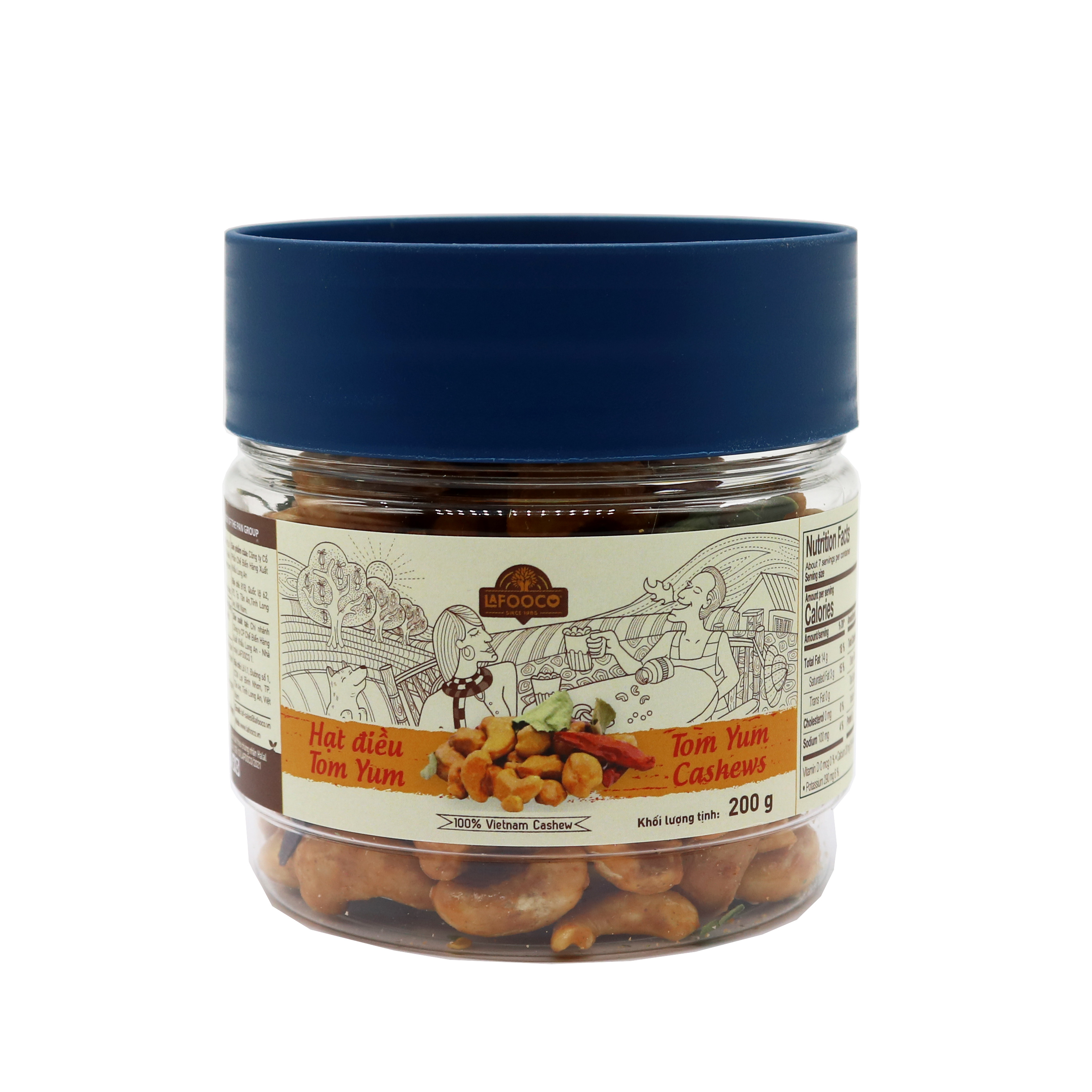 Hạt Điều Vị TomYum LAFOOCO 200g