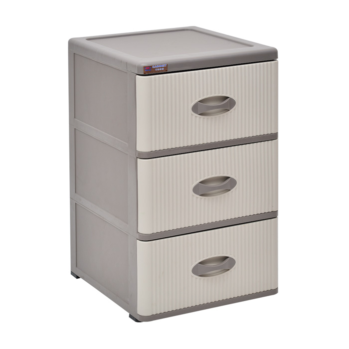 Tủ Nhựa đựng quần áo Bé kẻ Sọc 3 Tầng Song Long-có phụ phí ship