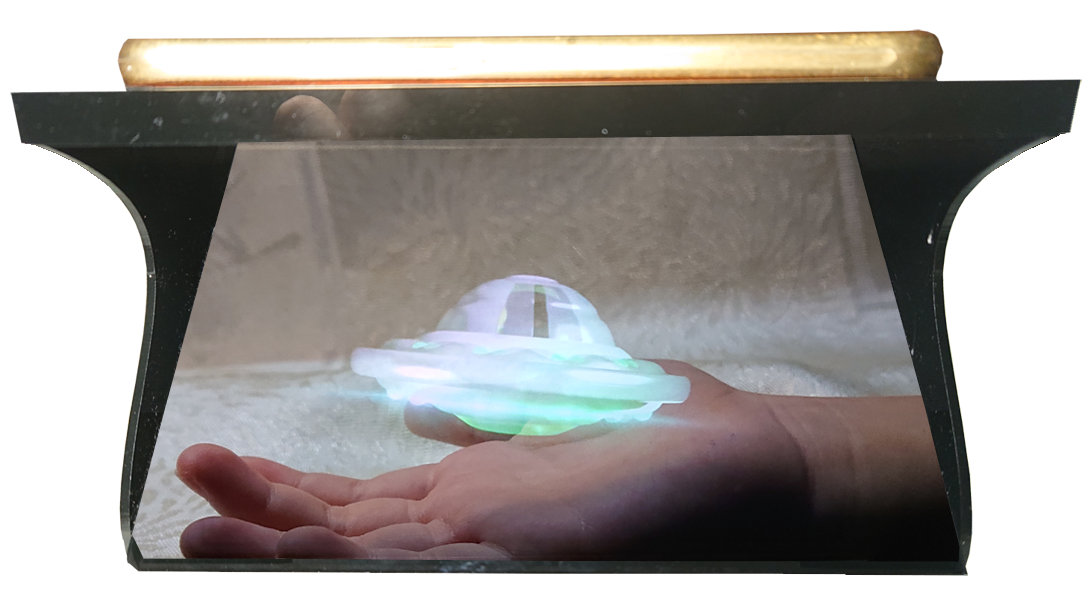 [HCM]Máy Chiếu 3D Hologram 180 độ dành cho Iphone
