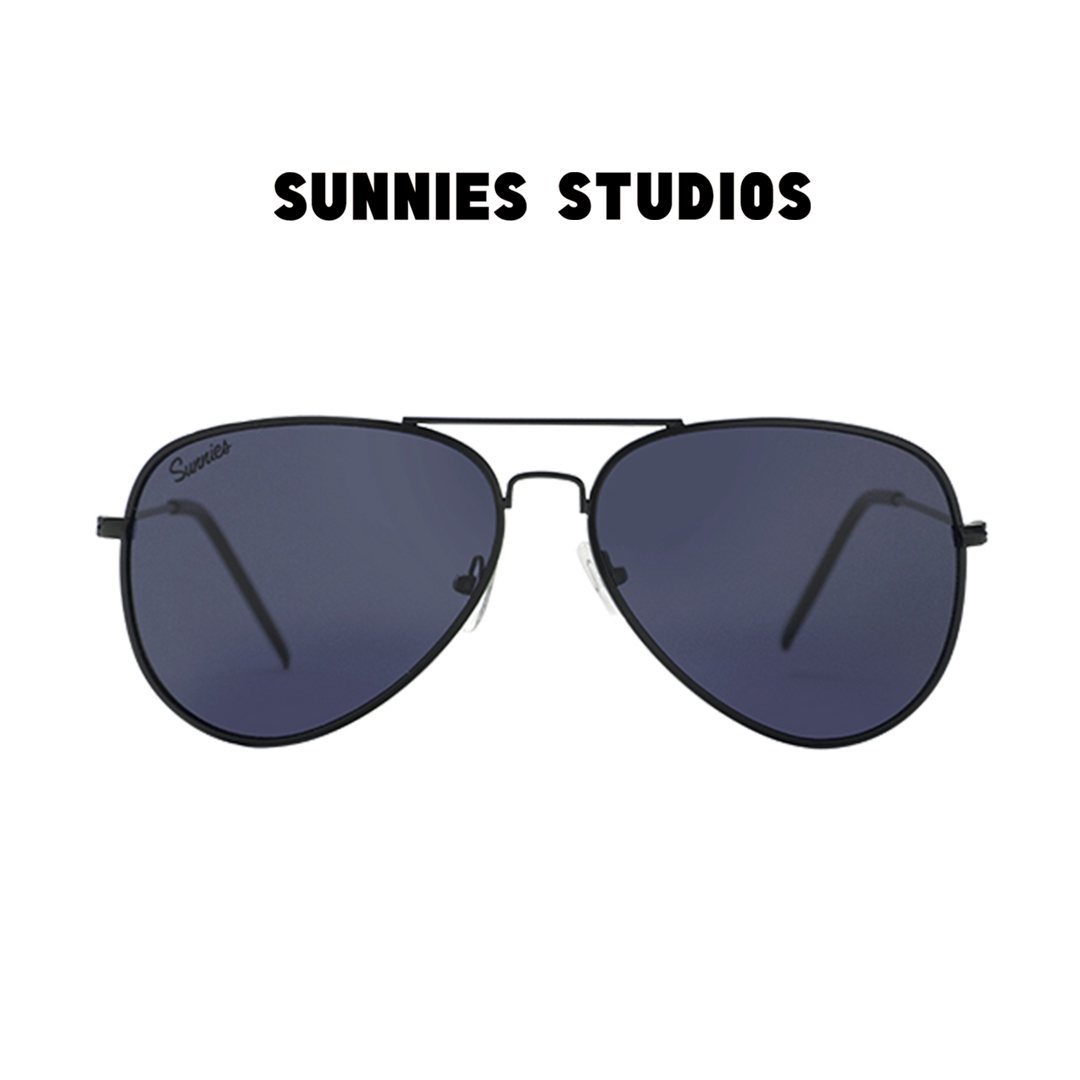 Kính mát Sunnies Studios Gọng Phi Công Taylor in Charcoal