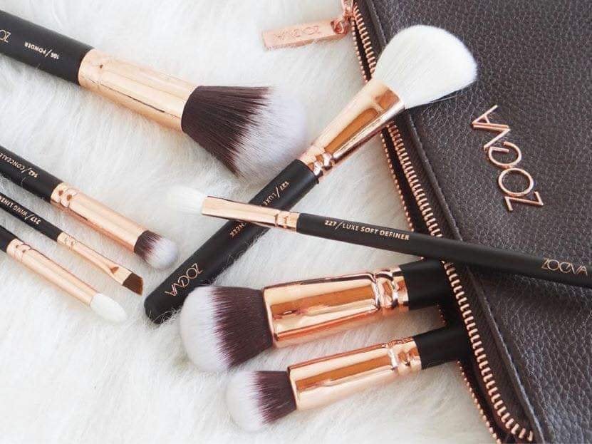 Bộ Cọ Zoeva 15 Cây Tặng Kèm Bao Da