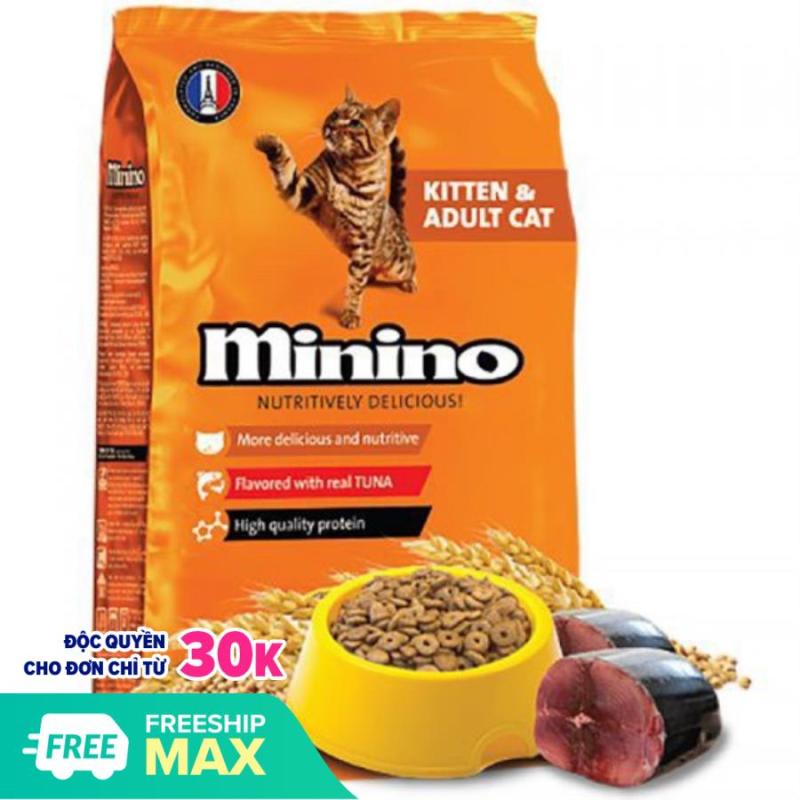 THỨC ĂN HẠT KHÔ MININO VỊ CÁ NGỪ CHO MÈO