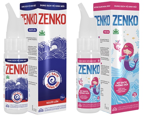 DUNG DỊCH VỆ SINH MŨI ZENKO - 75ml