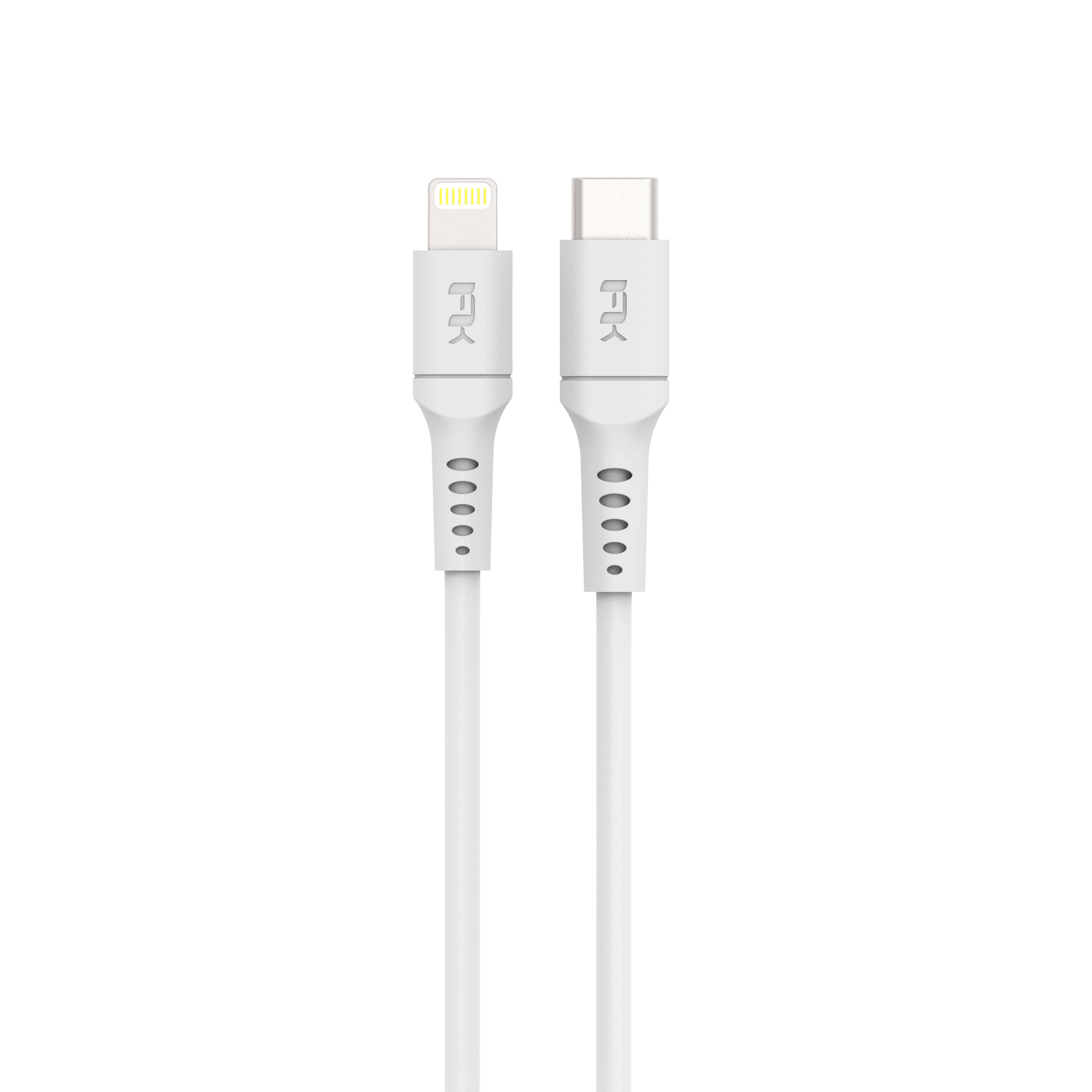 Cáp sạc USB-C to Lightning Cable Feeltek - Màu trắng