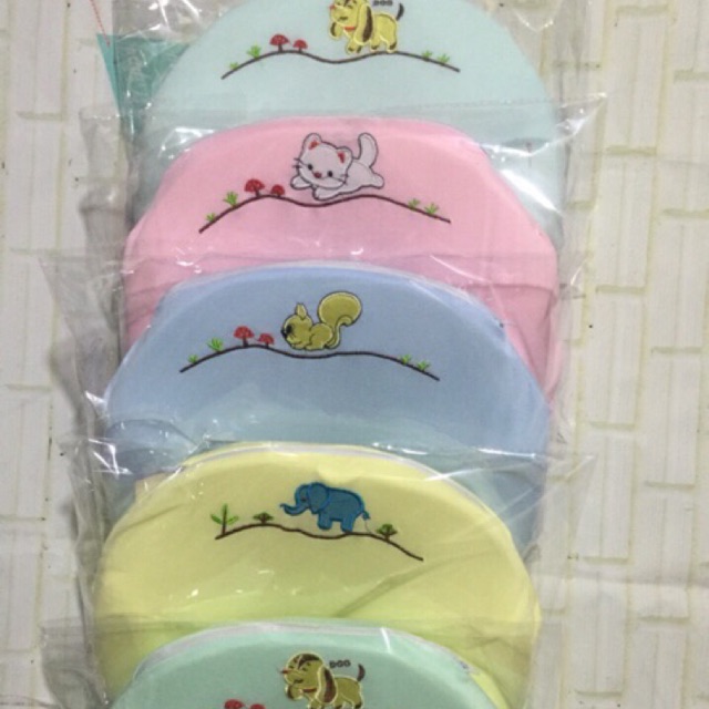 GỐI CAO SU NON CHỐNG MÉO ĐẦU DẠNG TRÒN CHO BÉ