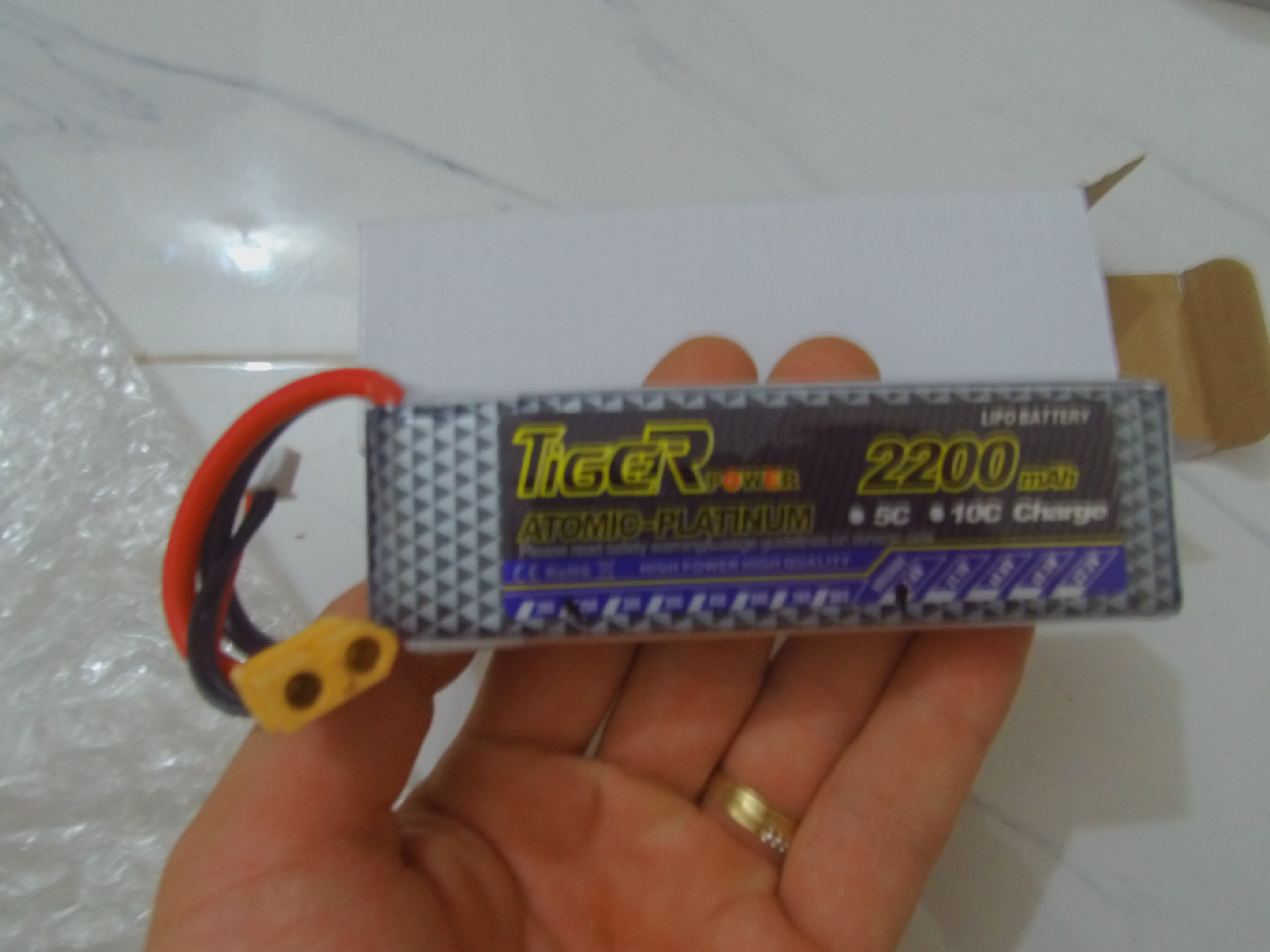 Pin Tiger LiPo 2S 2200mah 25C