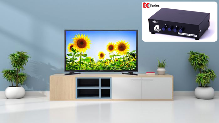 Bộ Switch AV 4 vào 1 ra