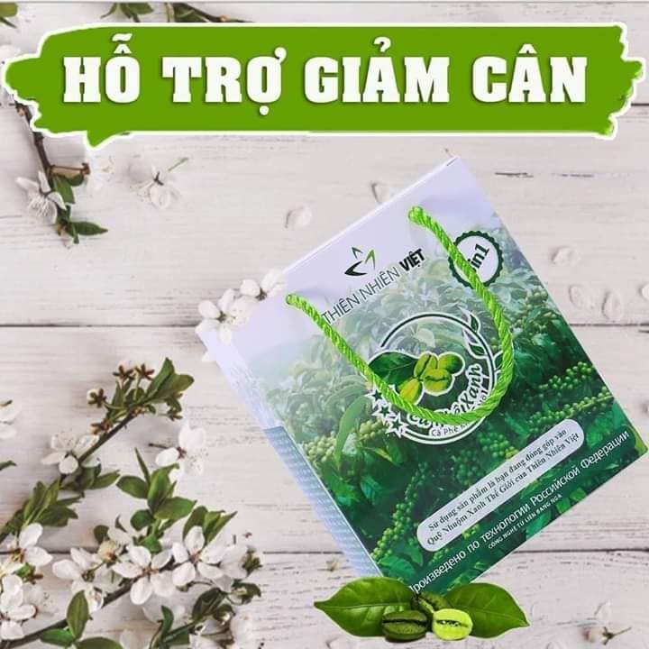 Cafe xanh kháng mỡ thiên nhiên việt
