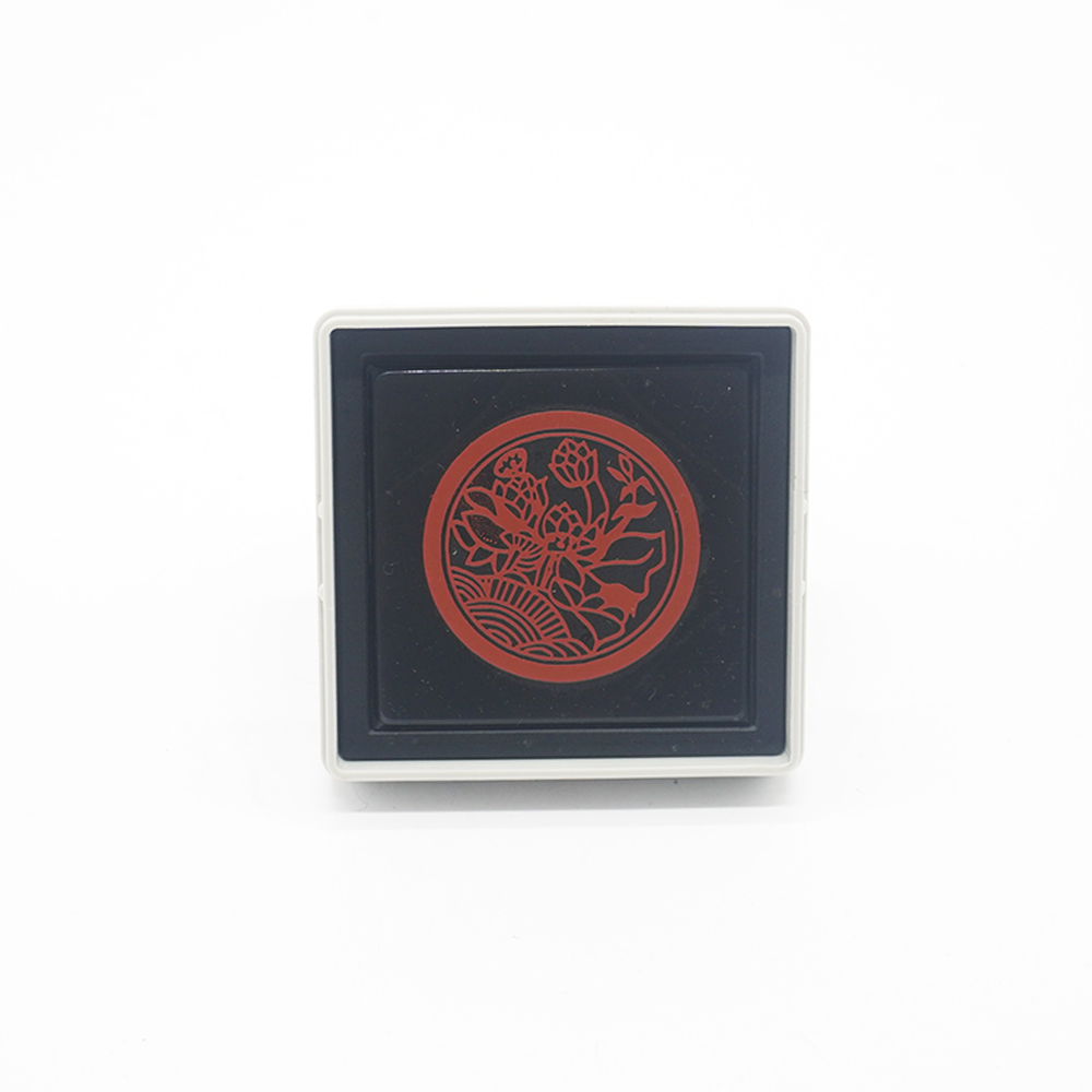 Dấu triện liên hoa 4cm thấm mực