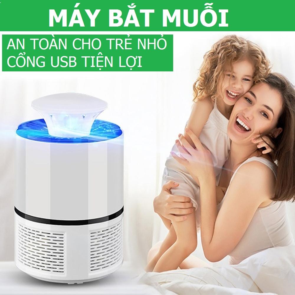 Đèn bắt muỗi cắm cổng USB kiêm đèn ngủ đèn Led 360 độ KamiHome đuổi muỗi chống muỗi hàng giảm giá khuyến mại