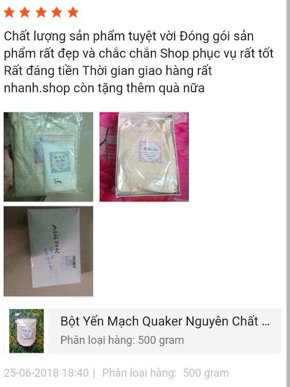[HCM]Bột Yến Mạch 100 Gram - Dưỡng Da Giảm Cân
