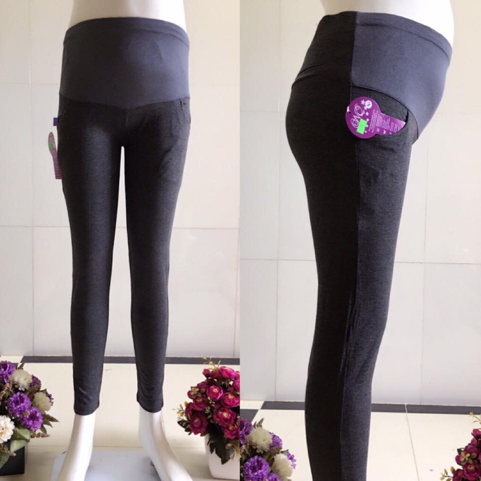 QUẦN LEGGING LÓT LÔNG BẦU - CẠP QUẦN CHUN RÚT