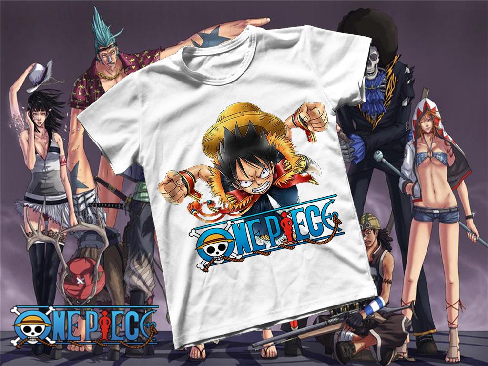 [HCM]Áo thun Cotton Unisex - Anime - One Piece - One piece băng mũ rơm và những người bạn