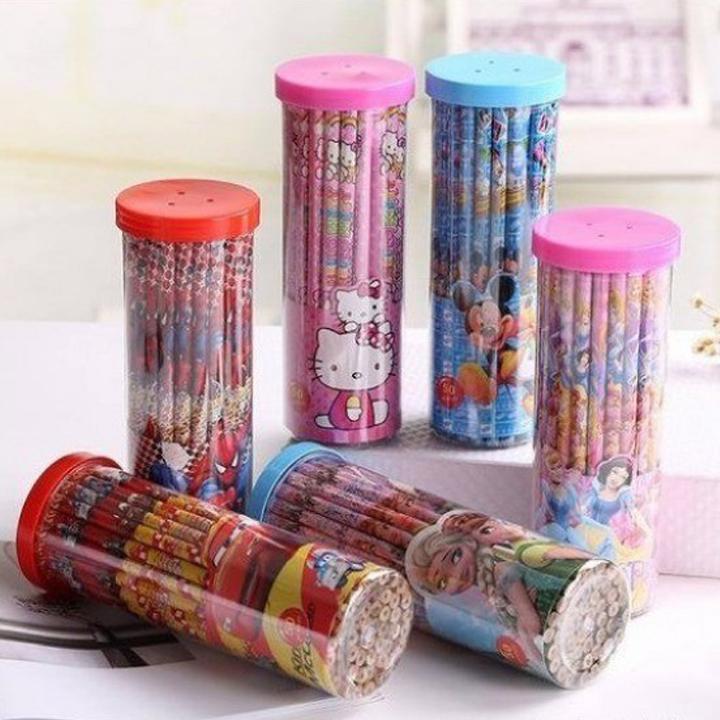Hộp 50 cây bút chì hoạt hình